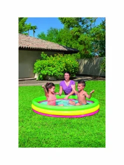 Bestway piscina summer a  3 anelli color con fondo gonfiabile 152x30 cm><noscript><img width=