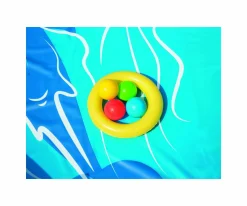 Bestway play center vulcano 265x265x104 cm con fondo gonfiabile, scivolo, spruzzo, gioco con anello e palline><noscript><img width=