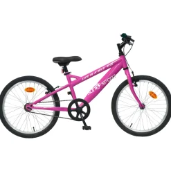 SUN&SPORT Bici rosa 20″ pollici – telaio in acciaio, freni anteriori e posteriori> Biciclette Per Bambini