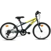 SUN&SPORT Bicicletta 20″ con 6 marce gialla – perfetta per ogni terreno> Biciclette Per Bambini
