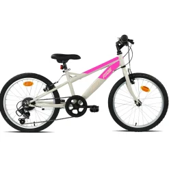 SUN&SPORT Bicicletta 20″ rosa con 6 marce – perfetta per ogni terreno> Biciclette Per Bambini