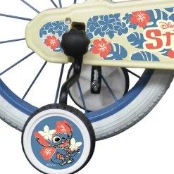 Disney Bicicletta da 16 pollici di stitch, con cestino e portabambole> Biciclette Per Bambini