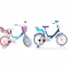 Disney Bicicletta da bambini da 14 pollici con portabambole – cestino e stabilizzatori laterali di frozen> Biciclette Per Bambini