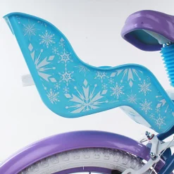 Disney Bicicletta da bambini da 14 pollici con portabambole – cestino e stabilizzatori laterali di frozen><noscript><img width=