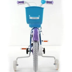 Disney Bicicletta da bambini da 14 pollici con portabambole – cestino e stabilizzatori laterali di frozen><noscript><img width=
