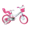 Hello Kitty Bicicletta 14″ – telaio acciaio, ruote gonfiabili, freno e stabilizzatori> Tricicli E Balance Bikes