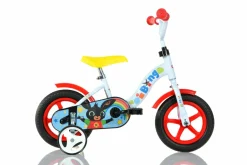 BING Bicicletta per bambini 12″ – telaio in acciaio, ruote in gomma gonfiabili, stabilizzatori di serie e freno anteriore – ideale per bambini di altezza 87-100cm, 3-5 anni><noscript><img width=