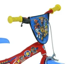 Paw Patrol Bicicletta per bambini 12″ – telaio in acciaio, ruote in gomma gonfiabili, stabilizzatori di serie e freno anteriore – ideale per bambini di altezza 87-100cm, 3-5 anni> Biciclette Per Bambini