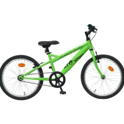 SUN&SPORT Bicicletta  verde 20 pollici per bambini dai 5 agli 8 anni – sicura, robusta e colorata> Biciclette Per Bambini