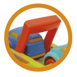 BABY SMILE Bisarca con 4 auto><noscript><img width=