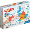 Geomag Blocchi magnetici magicube recycled con carte – set educativo da 16 pezzi> Costruzioni Bambini