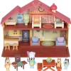 BLUEY casa giocattolo con famiglia completa e accessori picnic – include 4 personaggi> Action Figures