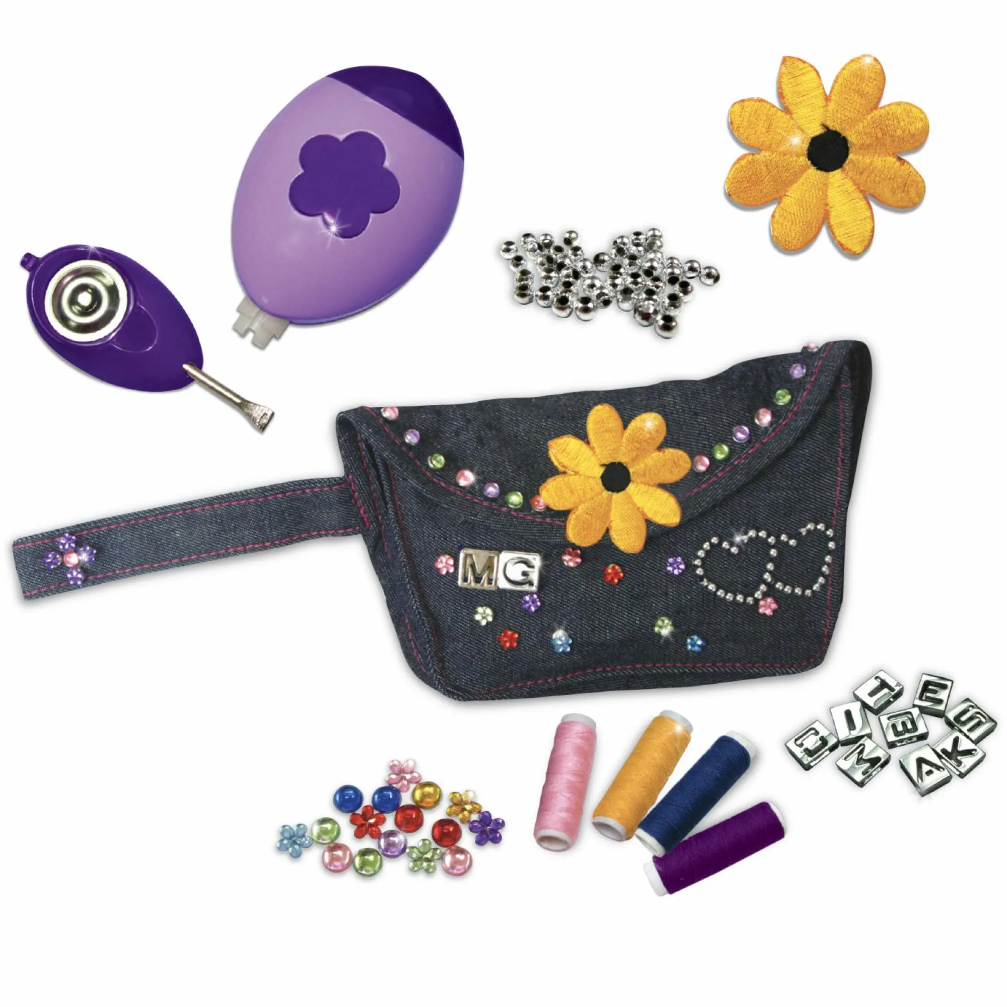 CREA MANIA Borsetta jeans da decorare> Moda, Gioielli, Decorazioni, Cosmetici