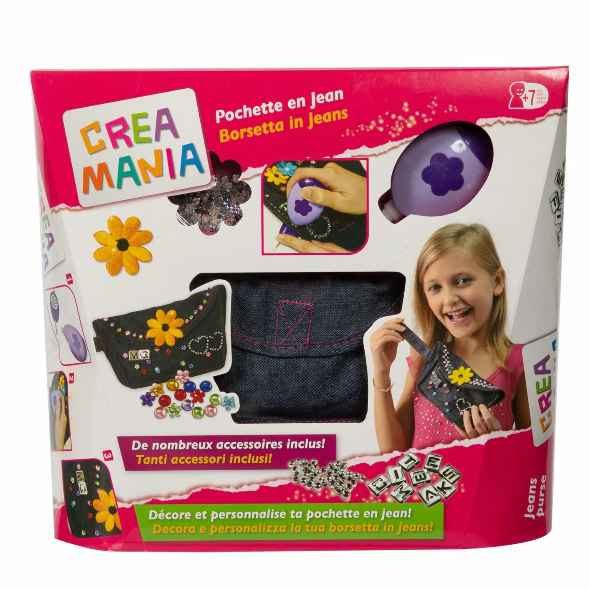 CREA MANIA Borsetta jeans da decorare> Moda, Gioielli, Decorazioni, Cosmetici