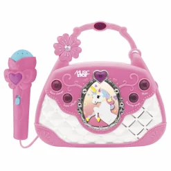 MUSIC STAR Borsetta karaoke con microfono> Giochi E Strumenti Musicali