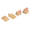 BRIO ferrovia rampa e stop – set 4 pezzi – binari in legno per trenini> Veicoli In Legno