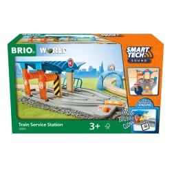 BRIO stazione di assistenza ferroviaria smart tech sound – set 2 pezzi> Veicoli In Legno