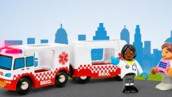 BRIO world – ambulanza di soccorso 36035 | accessori per set di trenini per bambini dai 3 anni in su><noscript><img width=