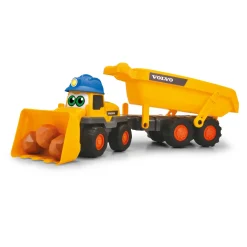 BABY SMILE Bulldozer volvo con cassone staccabile e suono clacson> Macchinine Bambini