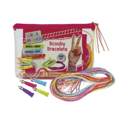 CREAMANIA Bustina assortita con 25 braccialetti scouby – crea mania> Kit Artistici E Pittura