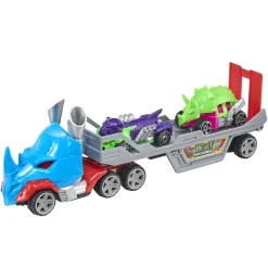 MOTOR & CO. Camion beast machine assortito: trasporta e gioca con le tue beast machines – ruote libere e rampa mobile> Camion, Trattori E Ruspe