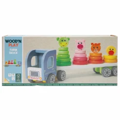 WOOD 'N' PLAY Camion con animali da impilare> Giochi Educativi In Legno