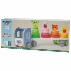 WOOD 'N' PLAY Camion con animali da impilare> Giochi Educativi In Legno
