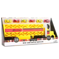 FAO Schwarz Camion giocattolo portamacchinine big cab auto hauler><noscript><img width=