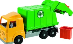 Camion spazzatura  cm 45 in scatola cartone riciclabile, con cassonetto, in due colori> Giocattoli Mare