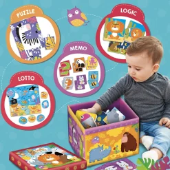 LISCIANI Carotina baby super box: scatola giocattolo gigante con giochi educativi> Primi Apprendimenti
