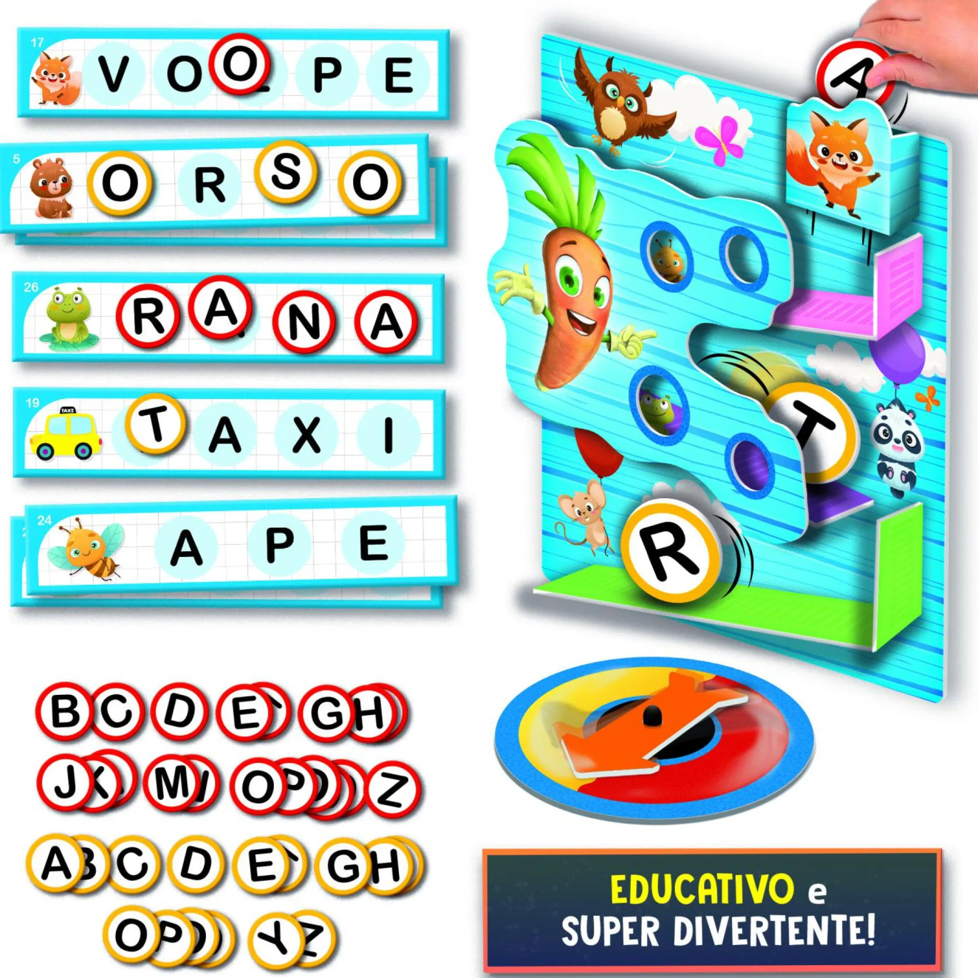 LISCIANI Carotina flipper delle parole> Primi Apprendimenti