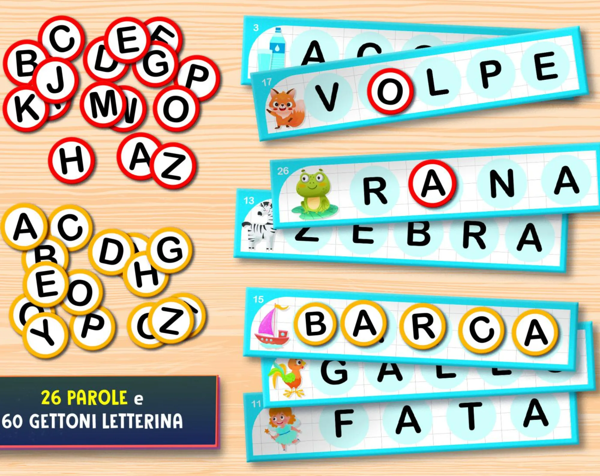 LISCIANI Carotina flipper delle parole> Primi Apprendimenti