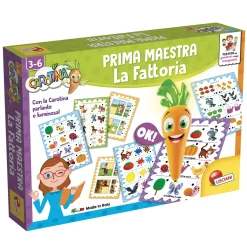 LISCIANI Carotina prima maestra maxi schede fattoria – impara con la penna parlante> Primi Apprendimenti