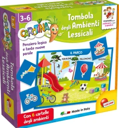 LISCIANI Carotina quadrotte tombola ambienti lessicali> Primi Apprendimenti