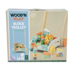 WOOD 'N' PLAY Carrellino primi passi con costruzioni in legno – wood “n” play><noscript><img width=
