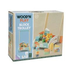 WOOD 'N' PLAY Carrellino primi passi con costruzioni in legno – wood “n” play><noscript><img width=