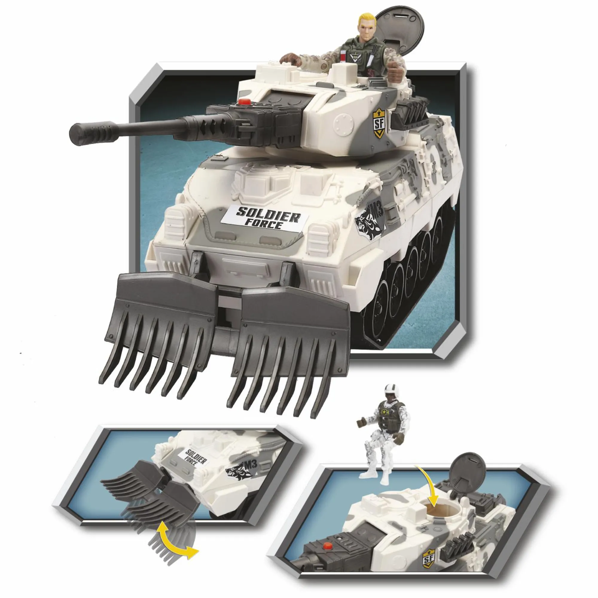 INVINCIBLE HEROES Carro armato d’assalto> Action Figures