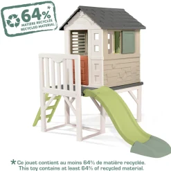 SMOBY Casetta palafitta per bambini life – divertimento sicuro per i piccoli avventurieri><noscript><img width=