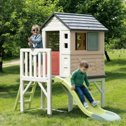 SMOBY Casetta palafitta per bambini life – divertimento sicuro per i piccoli avventurieri><noscript><img width=