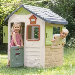SMOBY Casetta life jura lodge per bambini – gioco all’aperto resistente e sicura – 2+><noscript><img width=