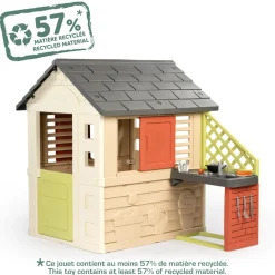 SMOBY Casetta natura con cucina eco – 2+><noscript><img width=