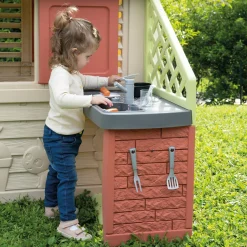 SMOBY Casetta natura con cucina eco – 2+><noscript><img width=