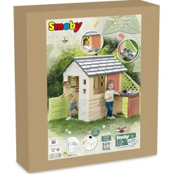 SMOBY Casetta natura con cucina eco – 2+><noscript><img width=