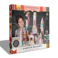 FAO Schwarz Castello di mattoncini in legno colorati da 75 pezzi> Giochi Musicali