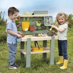 SMOBY Centro giardinaggio life per bambini – cucina da esterno con accessori, resistente e realistica><noscript><img width=