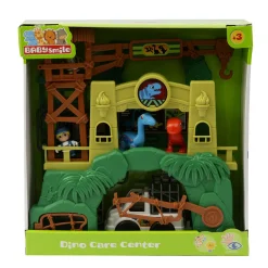 BABY SMILE Centro salva dinosauri – giocattolo interattivo dinosauri con luci, suoni e dino care center per bambini><noscript><img width=