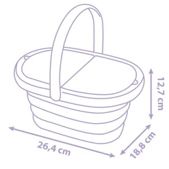 GABBY'S DOLLHOUSE Cestino da picnic di gabby dollhouse con 21 accessori><noscript><img width=