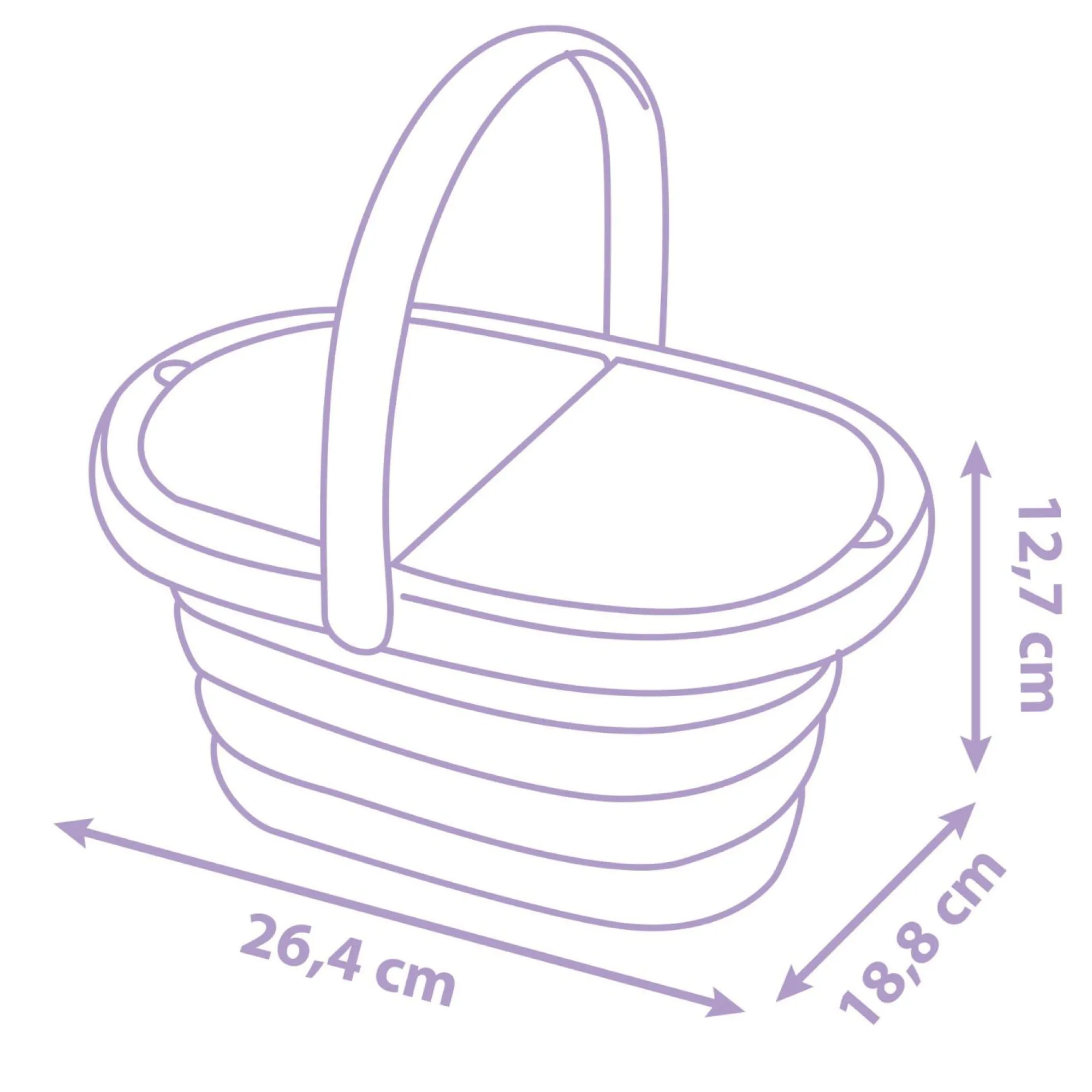 GABBY'S DOLLHOUSE Cestino da picnic di gabby dollhouse con 21 accessori> Giochi Di Emulazione