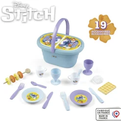 Disney Stitch Cestino da picnic di stitch – tanti accessori per merende super divertenti! – smoby 3+><noscript><img width=