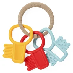 Chicco – chiavi massaggiagengive linea eco+, 3 mesi +> Trillini E Sonagli